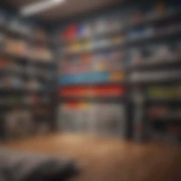 Creative storage solutions enhancing color organization