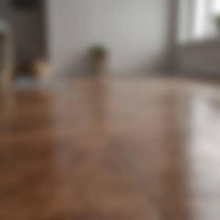 Different types of flooring materials showcased