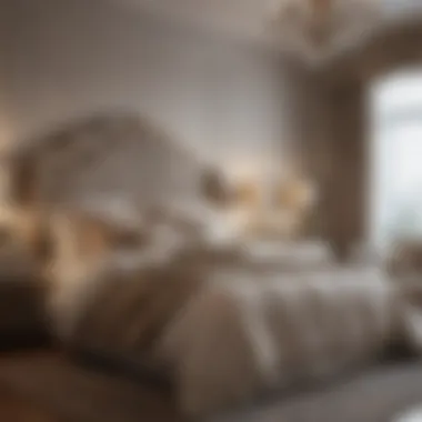 Luxurious Textiles Enhancing Bedroom Aesthetics Luxurious textiles and bedding in a classic bedroom