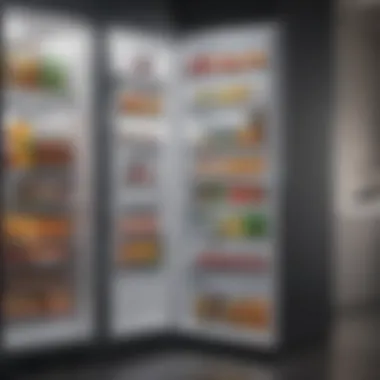 Energy-efficient refrigerator with label