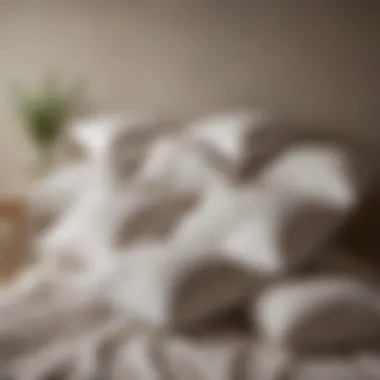 Illustration of different sleep positions with corresponding pillow recommendations