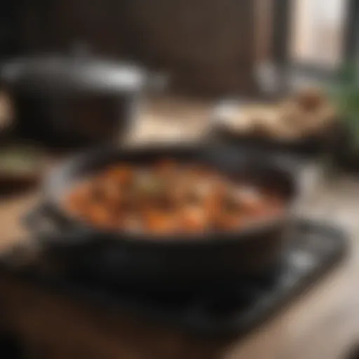 A collection of different cast iron cookware pieces showcasing their versatility.