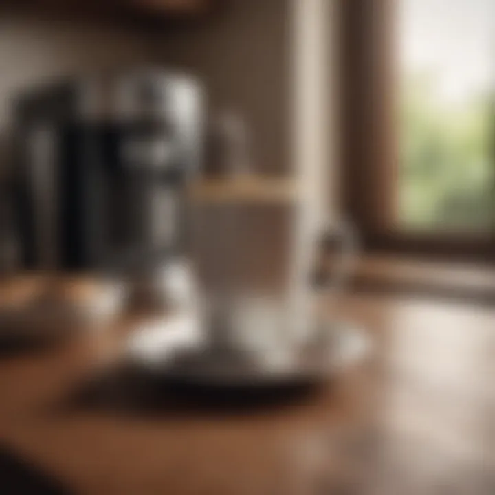 Coffee enthusiast savoring a freshly brewed cup