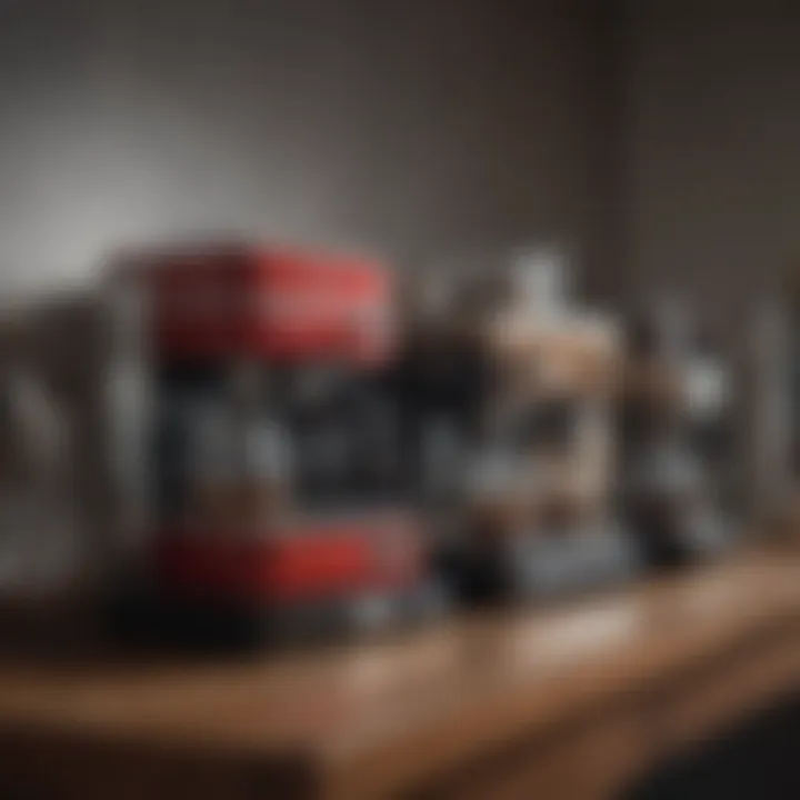 A collection of various coffee makers on display