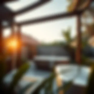 A Serene Outdoor Bathroom Oasis Luxurious outdoor bathroom surrounded by nature