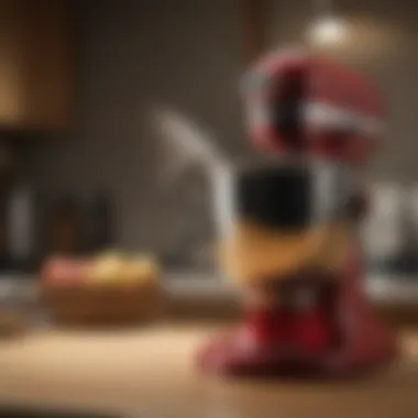 Close-up of KitchenAid Artisan attachments demonstrating versatility