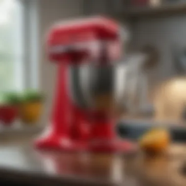 KitchenAid Artisan: A Vibrant Kitchen Centerpiece KitchenAid Artisan in a vibrant kitchen setting, enhancing the space