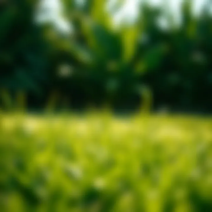 Different grass types benefiting from lime