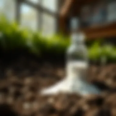 Soil chemistry analysis with lime