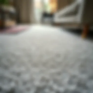 Exploring Texture: The Fabric of Light Gray Carpets Close-up of a textured light gray carpet highlighting its fabric and finish