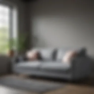 Stylish Sleeper Sofa in a Compact Space Stylish sleeper sofa in a compact space