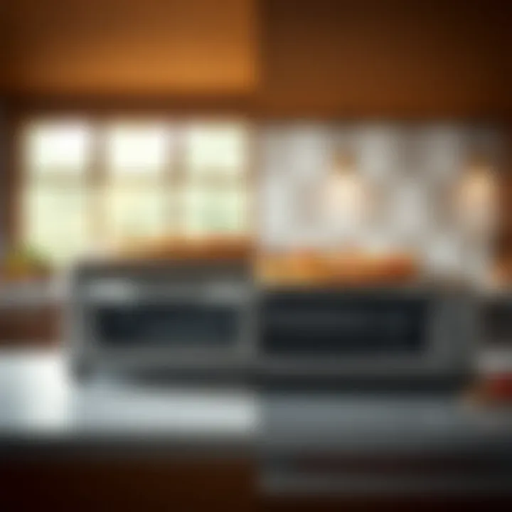 Side-by-side comparison of toaster ovens and pizza ovens, highlighting their distinct features.