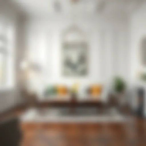 Elegant Interior with White Wood Paneling Elegant interior featuring white wood paneling