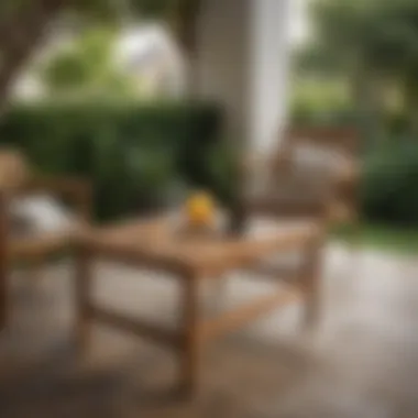Teak Furniture Showcasing Eco-Friendly Design Principles Teak furniture showcasing eco-friendly design