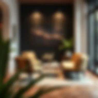 Cozy seating area promoting social interaction