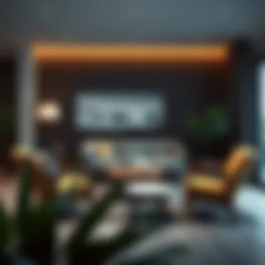 Stylish chairs enhancing space utilization