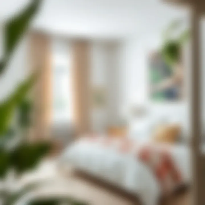 Diverse Color Palettes for White Bedroom Inspiration A mood board showcasing diverse color palettes for white bedrooms