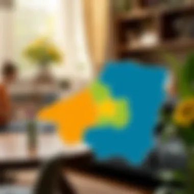 Map highlighting regional cost variations for home projects