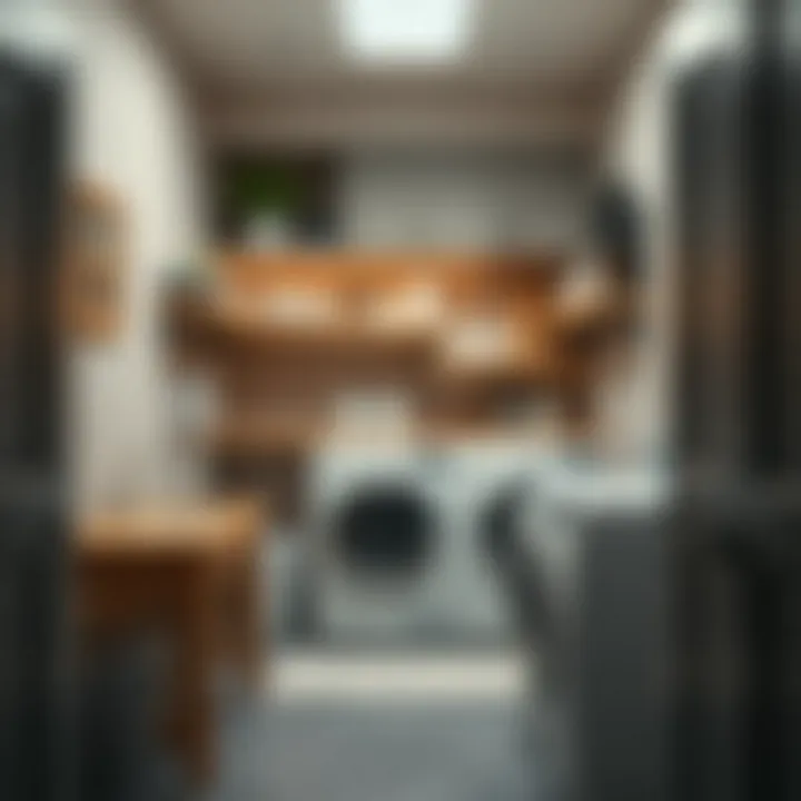 A safe and efficient laundry room environment
