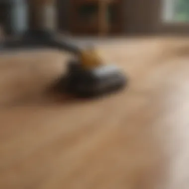 Maintenance tools for pine flooring care