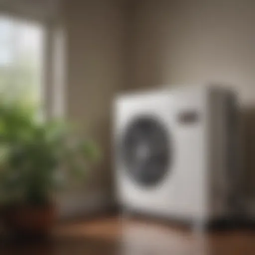 High-efficiency central air conditioning unit installation