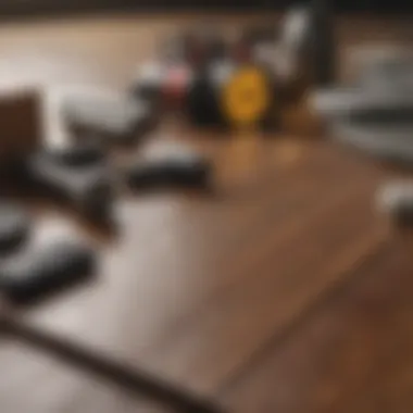 Tools and materials required for hardwood floor installation