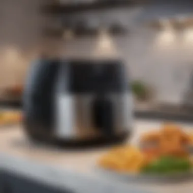 User-friendly interface of a multifunction air fryer