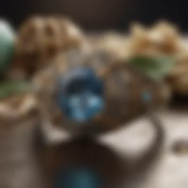 A detailed view of antique jewelry reflecting historical value