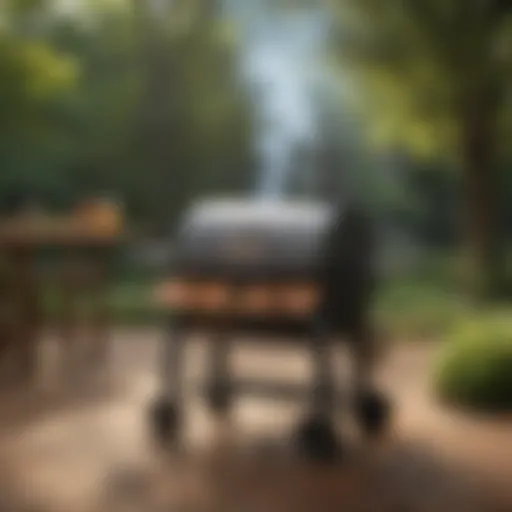 An array of premium hardwoods used for grilling and smoking