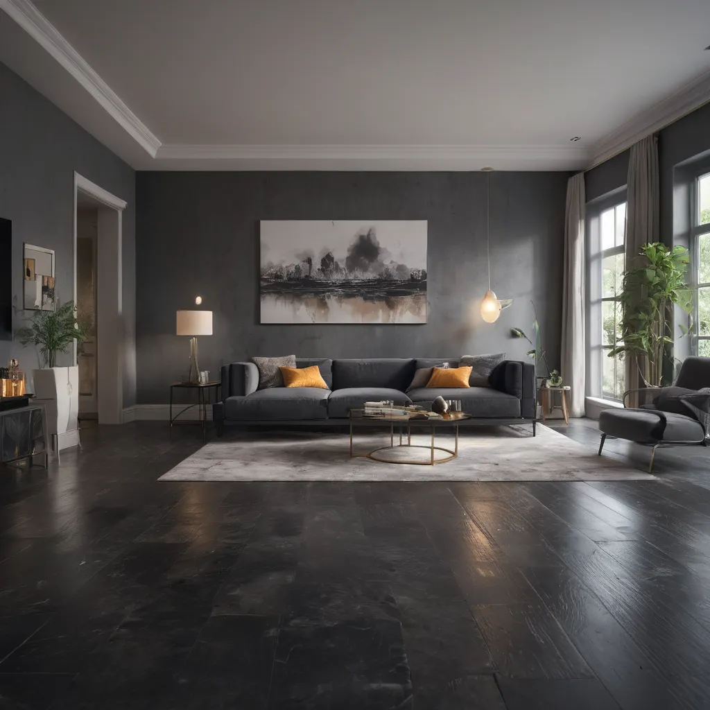 Innovative Dark Grey Floor Living Room Ideas