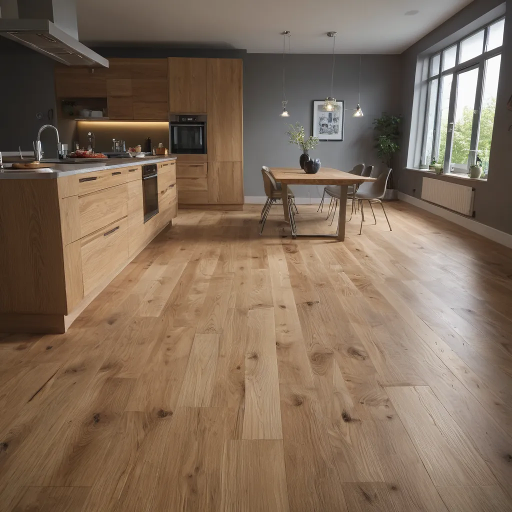 Oak Hardwood Flooring: Enhancing Kitchen Design