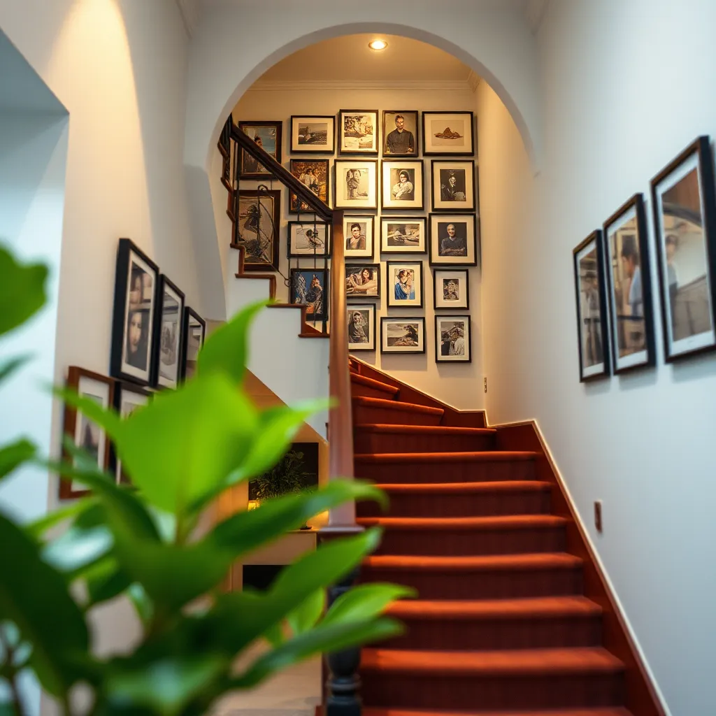 Creative Staircase Photo Walls: Design Tips and Ideas