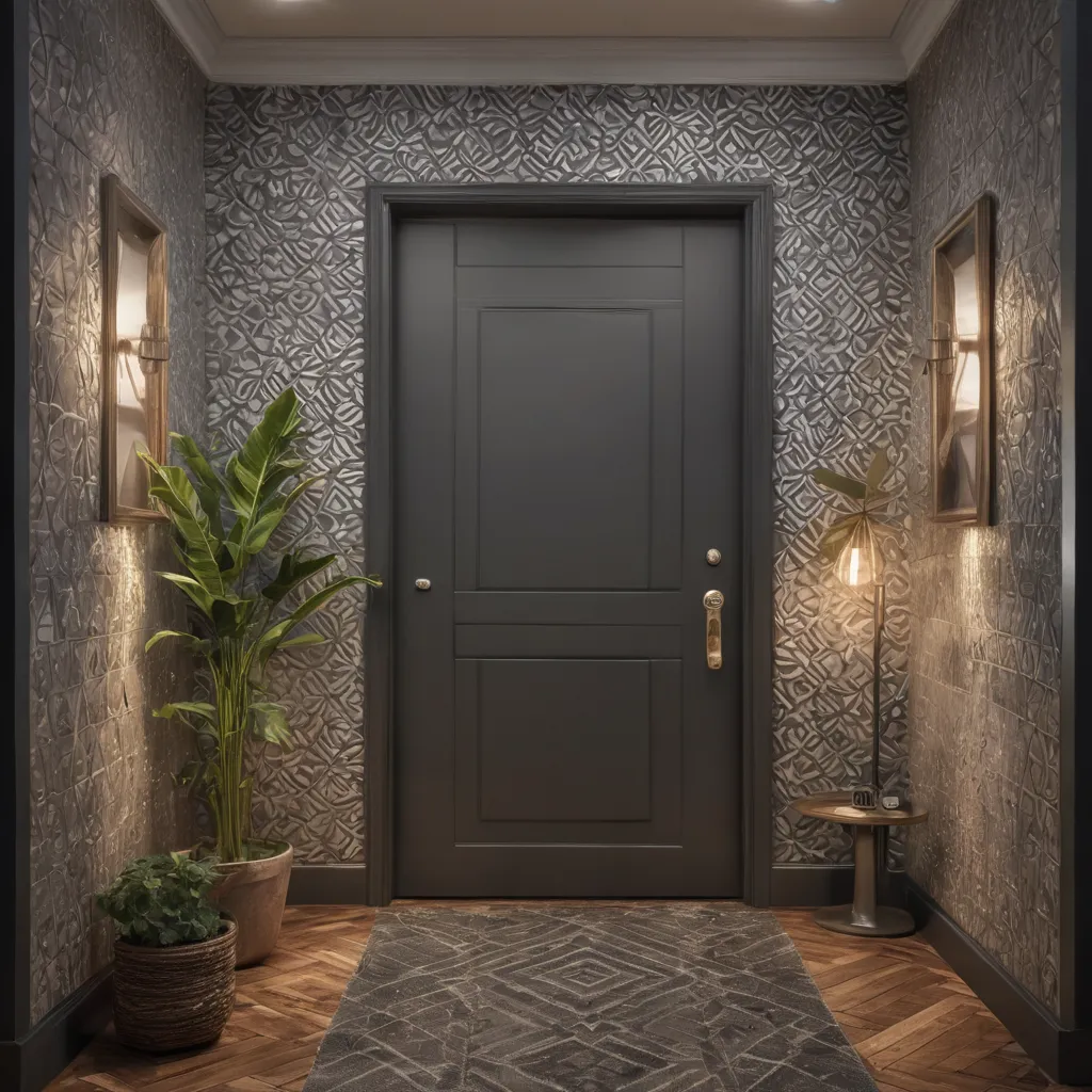 Innovative Wallpaper Ideas for Small Entryways