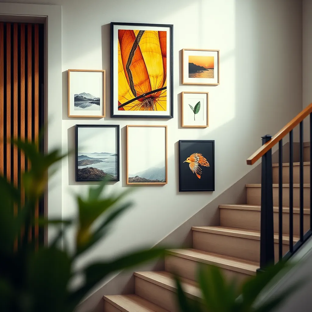 Creative Ways to Enhance Staircase Wall Decor