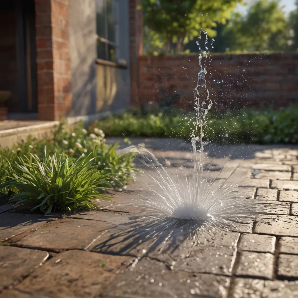 Using Boiling Water to Control Weeds Between Pavers